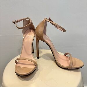 Stuart Weitzman Sabbia Aniline in Nudist Size 6